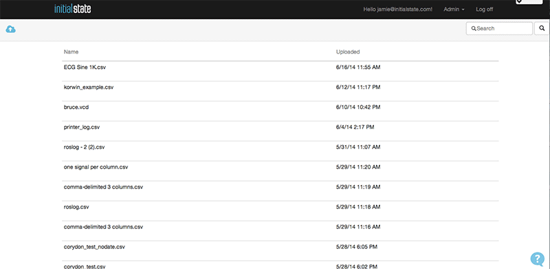 Adding a file and verifying the data before uploading